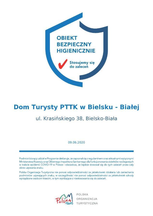 Dom Turysty Pttk W Bielsku - Bialej Hotel Белско-Бяла Екстериор снимка